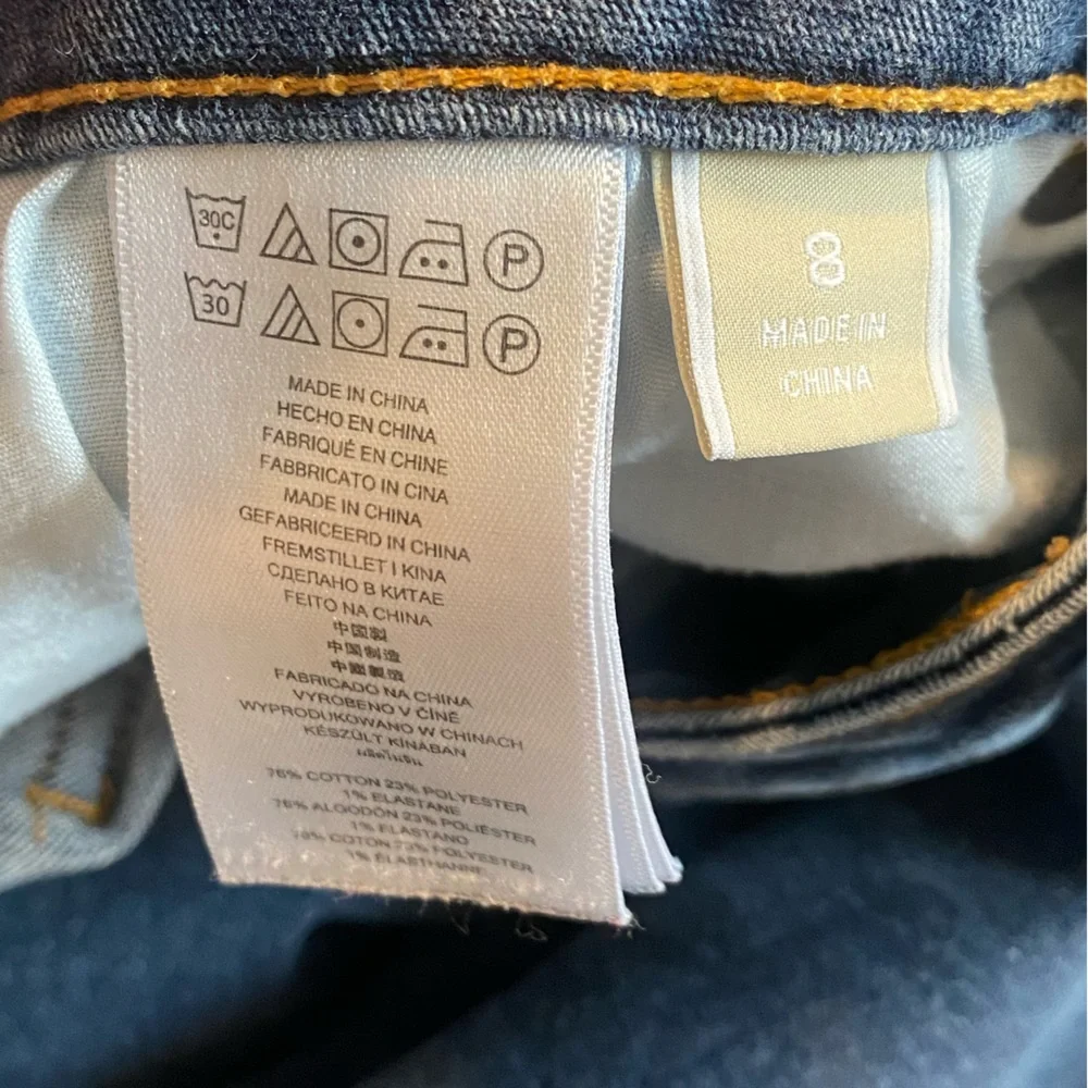 Michael Kors Dark Blue Skinny Blue Jeans Size 8